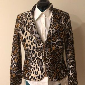 Frank Lyman leopard print jacket